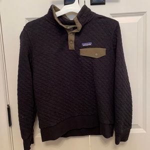 Patagonia organic cotton Quilted Snap-T pullover size S